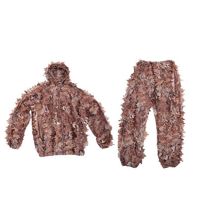 Lixada Camouflage Leafy Hunting Suit Jacket Pants Bionic Warrior Ghillie Suit for Hunting Games
Lixada Camouflage Leafy Hunting Suit Jacket Pants Bionic Warrior Ghillie Suit for Hunting Games