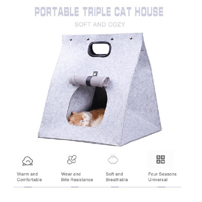 Pet Houses for Cats Indoor Cozy Cat Cave Portable Cat Carrier Handbag w Breathable Mesh Window Cat Bed
Pet Houses for Cats Indoor Cozy Cat Cave Portable Cat Carrier Handbag w Breathable Mesh Window Cat Bed