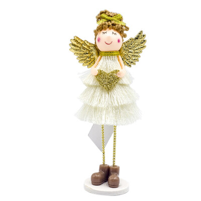 Christmas Standing Gold Angel Doll Desktop Ornament Holiday Figurines Gift For Boys & Girls
Christmas Standing Gold Angel Doll Desktop Ornament Holiday Figurines Gift For Boys & Girls