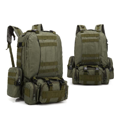 60L Outdoor Multifunction Military Tactical Backpack with MOLLE Webbings Rucksack Sports Camping Travel Hiking Bag
60L Outdoor Multifunction Military Tactical Backpack with MOLLE Webbings Rucksack Sports Camping Travel Hiking Bag