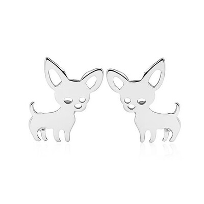 Womens Simple Lovely Dog Silver Gold Stud Earrings Anti Allergy Earring Pet Ear Studs
Womens Simple Lovely Dog Silver Gold Stud Earrings Anti Allergy Earring Pet Ear Studs