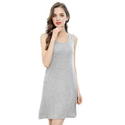 New Women sexy Nightgowns Concise Casual sleepwear Solid Color Sleeveless Loose Long Style Pullover nuisette sexy
New Women sexy Nightgowns Concise Casual sleepwear Solid Color Sleeveless Loose Long Style Pullover nuisette sexy