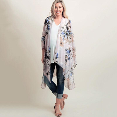 New Women Chiffon Kimono Cardigan Floral Print Boho Loose Outerwear Beach Bikini Cover Up GreenPink
New Women Chiffon Kimono Cardigan Floral Print Boho Loose Outerwear Beach Bikini Cover Up GreenPink