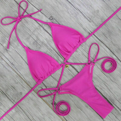 Summer Sexy Women Bandage Thong Bikini Push-up Padded Bra Swiming Swimwear
Summer Sexy Women Bandage Thong Bikini Push-up Padded Bra Swiming Swimwear
