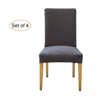 Pack of 4 Spandex Stretch Dining Chair Seat Covers Elastic Removable Washable Ceremony Chair Slipcovers Protectors--Coffee
Pack of 4 Spandex Stretch Dining Chair Seat Covers Elastic Removable Washable Ceremony Chair Slipcovers Protectors--Coffee