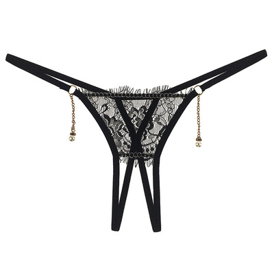Toponeto New Women Lace Briefs Sexy Lingerie Underwear Open Crotch Pearl Pendant Panties
Toponeto New Women Lace Briefs Sexy Lingerie Underwear Open Crotch Pearl Pendant Panties