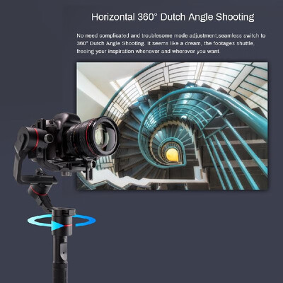 ACCSOON A1-Plus 3-Axis Camera Handheld Gimbal Stabilizer Support Camera Control Auto Tuning 360 Dutch Angle 18 Hours Runtime APP F
ACCSOON A1-Plus 3-Axis Camera Handheld Gimbal Stabilizer Support Camera Control Auto Tuning 360 Dutch Angle 18 Hours Runtime APP F