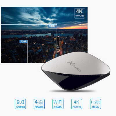 X88 PRO Smart Android 90 TV Box Rockchip RK3318 Quad Core 64 Bit UHD 4K VP9 H265 4GB 64GB 24G 5G WiFi HD Media Player Remot
X88 PRO Smart Android 90 TV Box Rockchip RK3318 Quad Core 64 Bit UHD 4K VP9 H265 4GB 64GB 24G 5G WiFi HD Media Player Remot