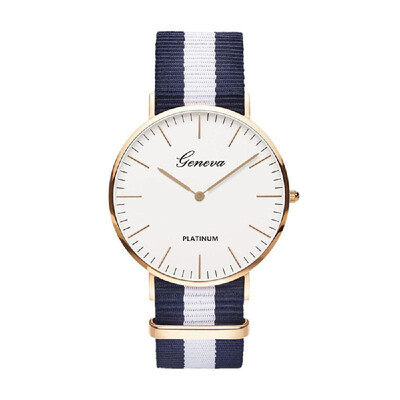 Geneva Canvas Band Watch Men Women Fashion Sport Casual Wrist Watch Unique Business Quartz Watches
Geneva Canvas Band Watch Men Women Fashion Sport Casual Wrist Watch Unique Business Quartz Watches