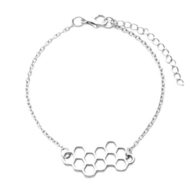 Bracelet Honeycomb Jewelry Hexagon Bracelet Honeycomb Charm Honey Bracelet Bee Hive Bracelet Geometric Bracelets Bee
Bracelet Honeycomb Jewelry Hexagon Bracelet Honeycomb Charm Honey Bracelet Bee Hive Bracelet Geometric Bracelets Bee