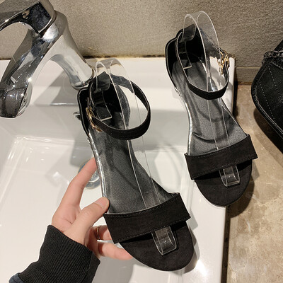 Open-toed flat sandals female 2019 spring&summer new Korean version of chic buckle Joker student Roman female shoes
Open-toed flat sandals female 2019 spring&summer new Korean version of chic buckle Joker student Roman female shoes