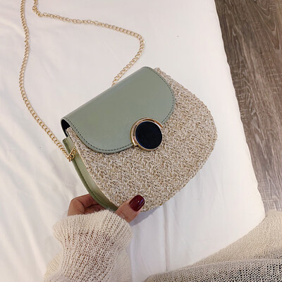 Fashion casual wild shoulder bag female Sen temperament chain Messenger bag 2019 new simple contrast color woven bag
Fashion casual wild shoulder bag female Sen temperament chain Messenger bag 2019 new simple contrast color woven bag