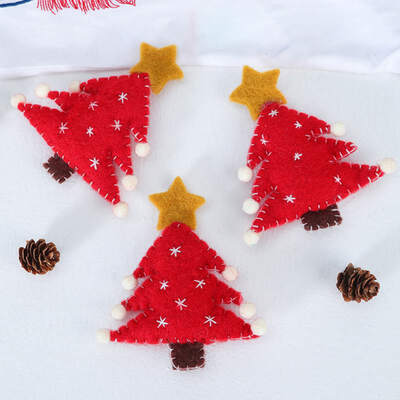 3PcsSet Cute Christmas Tree Pendant Ornaments Handmade Christmas Tree Fabric Decoration Christmas Decoration
3PcsSet Cute Christmas Tree Pendant Ornaments Handmade Christmas Tree Fabric Decoration Christmas Decoration