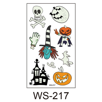 New Style Cute Funny Halloween Cartoon Luminous Eco-friendly Tattoo Waterproof Safety Sticker
New Style Cute Funny Halloween Cartoon Luminous Eco-friendly Tattoo Waterproof Safety Sticker