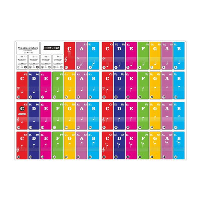 Removable Transparent Piano Keyboard Stickers for 37 49 61 88 Keys Keyboards for Kids Beginners Piano Practice
Removable Transparent Piano Keyboard Stickers for 37 49 61 88 Keys Keyboards for Kids Beginners Piano Practice