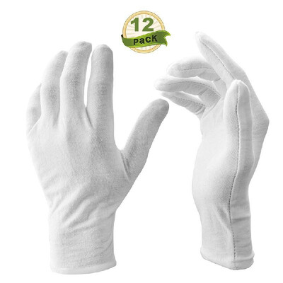 12 PairsLot White Soft Cotton Ceremonial Gloves Stretchable Lining Glove for Male Female ServingWaitersDrivers Gloves Coin Jew
12 PairsLot White Soft Cotton Ceremonial Gloves Stretchable Lining Glove for Male Female ServingWaitersDrivers Gloves Coin Jew