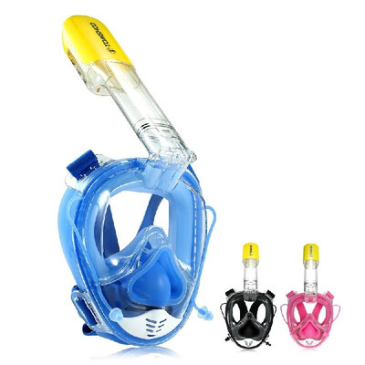 TOMSHOO 180° Panoramic Full Face Snorkel Mask Anti-fog Anti-leak Snorkeling Swimming Mask with Camera Mount for Adults Teenagers
TOMSHOO 180° Panoramic Full Face Snorkel Mask Anti-fog Anti-leak Snorkeling Swimming Mask with Camera Mount for Adults Teenagers