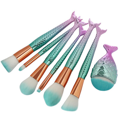 Toponeto New Arrival 7Pc Mermaid Foundation Eyeshadow Contour Eye Lip Makeup Brushes Set
Toponeto New Arrival 7Pc Mermaid Foundation Eyeshadow Contour Eye Lip Makeup Brushes Set