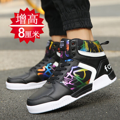 The 2019 summer new breathable mens board shoes increased casual canvas shoes tide shoes high side sports Joker mens shoes
The 2019 summer new breathable mens board shoes increased casual canvas shoes tide shoes high side sports Joker mens shoes