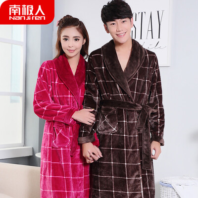Antarctic pajamas mens autumn&winter thick flannel couple pajamas ladies coral velvet robe plus long morning robe bathrobe home service NAS5X21022JD-1 female rose red grid
Antarctic pajamas mens autumn&winter thick flannel couple pajamas ladies coral velvet robe plus long morning robe bathrobe home service NAS5X21022JD-1 female rose red grid