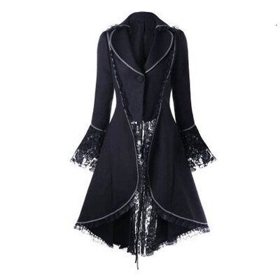Toponeto Women Vintage Long-sleeved waist Back Bandage Lace Stitching Jacket OverCoat
Toponeto Women Vintage Long-sleeved waist Back Bandage Lace Stitching Jacket OverCoat