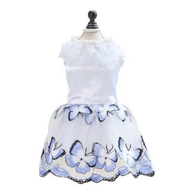 Spring Summer Butterfly Embroidered Dog Dress Mesh Skirt Dress Tulle Princess Party Dresses Pearl Wedding for Small Medium Pet
Spring Summer Butterfly Embroidered Dog Dress Mesh Skirt Dress Tulle Princess Party Dresses Pearl Wedding for Small Medium Pet