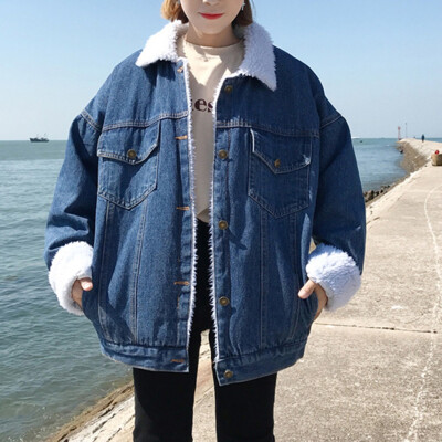 Toponeto Women Autumn Winter Denim Upset Jacket Vintage Long Sleeve Loose Jeans Coat
Toponeto Women Autumn Winter Denim Upset Jacket Vintage Long Sleeve Loose Jeans Coat