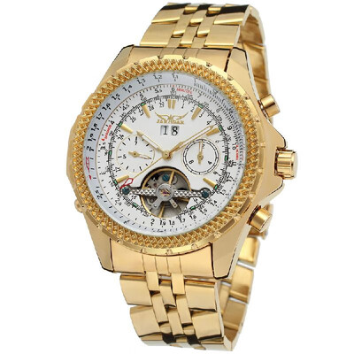 JARAGAR 070 Business Men Mechanical Watch Three Sub-Dial Calendar Month Week Display Fashion Casual Stainless Steel Strap 3ATM Wat
JARAGAR 070 Business Men Mechanical Watch Three Sub-Dial Calendar Month Week Display Fashion Casual Stainless Steel Strap 3ATM Wat