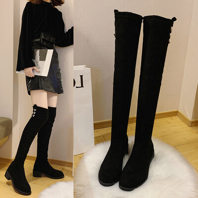 Boots womens knees autumn&winter new black wild thick with knee boots thin shoes 881660922
Boots womens knees autumn&winter new black wild thick with knee boots thin shoes 881660922