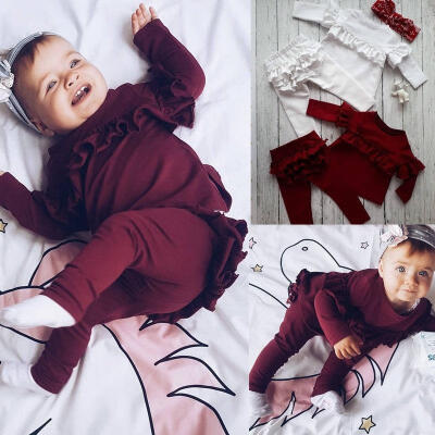 Toddler Kids Baby Girl Ruffle Cotton T-shirt Tops Long Pants Leggings 2Pcs Outfits Clothes
Toddler Kids Baby Girl Ruffle Cotton T-shirt Tops Long Pants Leggings 2Pcs Outfits Clothes