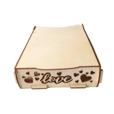 Handiness Hollowed-Out Loving Heart And Letter Love Shape Wooden Creative Decoration Wedding Supplies Message Box
Handiness Hollowed-Out Loving Heart And Letter Love Shape Wooden Creative Decoration Wedding Supplies Message Box
