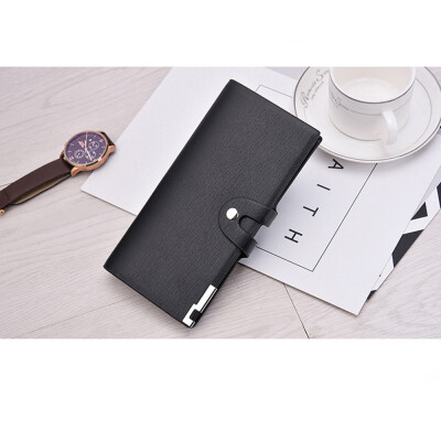 Tailored Men Long Section Button Bifold Business Leather Wallet Card Coin Wallet Purse BK
Tailored Men Long Section Button Bifold Business Leather Wallet Card Coin Wallet Purse BK