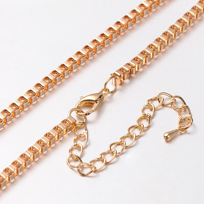 Iron Venetian Chain Necklace Makings with Alloy Lobster Claw Clasps&Iron End Chains Light Gold 299"
Iron Venetian Chain Necklace Makings with Alloy Lobster Claw Clasps&Iron End Chains Light Gold 299"