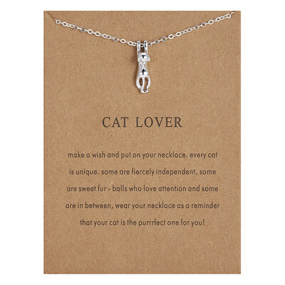 Fashion Jewelry Cute Cat Cat Footprint Animal Necklace Pendant For Women Girl Horse Whale Pendant Clavicle Short Chain Necklace
Fashion Jewelry Cute Cat Cat Footprint Animal Necklace Pendant For Women Girl Horse Whale Pendant Clavicle Short Chain Necklace