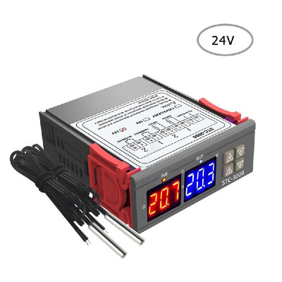 Dual Digital Display Thermostat Temperature Regulator Temperature Controller with Double NTC Probe Heater Sensor Probe Two Relay O
Dual Digital Display Thermostat Temperature Regulator Temperature Controller with Double NTC Probe Heater Sensor Probe Two Relay O