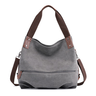 Canvas shoulder bag womens fashion personality handbag simple Joker large capacity cloth bag womens bag
Canvas shoulder bag womens fashion personality handbag simple Joker large capacity cloth bag womens bag