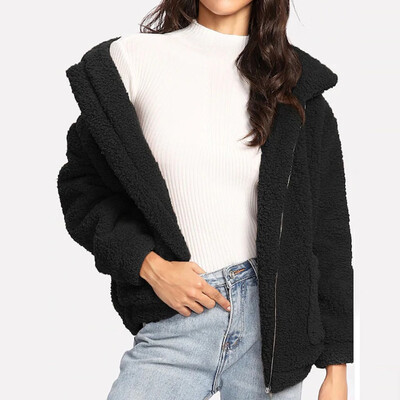 Tailored Fashion Women Casual Warm Pocket Zipper Solid Tops Long Sleeve Overcoat Coat
Tailored Fashion Women Casual Warm Pocket Zipper Solid Tops Long Sleeve Overcoat Coat