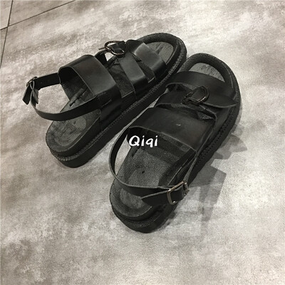 Sandals women 2019 Korean version of Joker flat-bottomed gladiator sandals buckle with sandals women
Sandals women 2019 Korean version of Joker flat-bottomed gladiator sandals buckle with sandals women