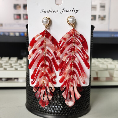 2019 Personality Brand Leaf Acrylic Plant ZA Dangle Earrings Pearl boucle doreille femme 2019 for Women Party Jewelry Bijoux
2019 Personality Brand Leaf Acrylic Plant ZA Dangle Earrings Pearl boucle doreille femme 2019 for Women Party Jewelry Bijoux