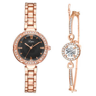 Korean version of the retro ladies watch fashion Roman scale time watch diamond-encrusted dial exquisite high-grade quartz watch
Korean version of the retro ladies watch fashion Roman scale time watch diamond-encrusted dial exquisite high-grade quartz watch