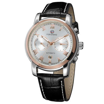 FORSINING genuine leather waterproof week calendar mens automatic mechanical watch belt mens watch
FORSINING genuine leather waterproof week calendar mens automatic mechanical watch belt mens watch