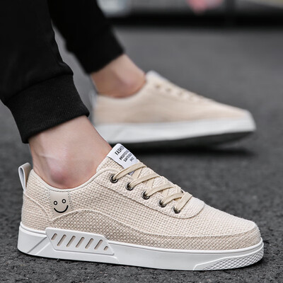 Beige fashion canvas shoes men Korean version of Joker casual shoes personality sports linen shoes summer
Beige fashion canvas shoes men Korean version of Joker casual shoes personality sports linen shoes summer