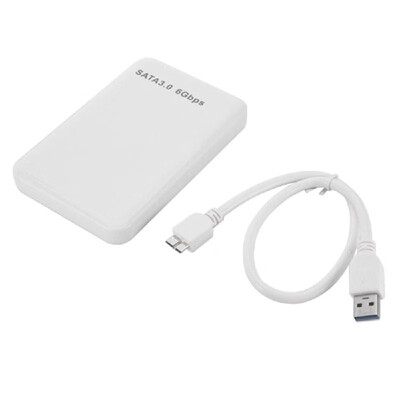25" USB30 SATA30 HDD Hard Disk Drive Enclosure Case External HDD Box Tool Free 6 Gbps Support 3TB UASP Protocol White
25" USB30 SATA30 HDD Hard Disk Drive Enclosure Case External HDD Box Tool Free 6 Gbps Support 3TB UASP Protocol White