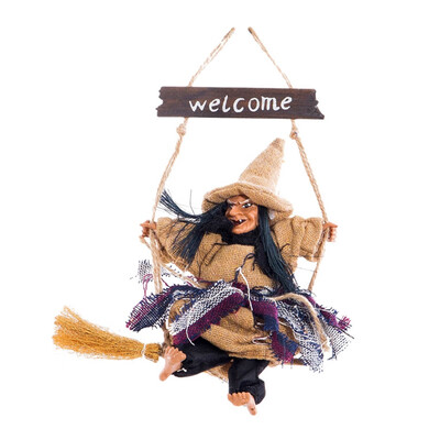 Lovely Halloween Horror Ghost Riding ornament Broom Witch Hanging Decoration Halloween Props House Night Decoration
Lovely Halloween Horror Ghost Riding ornament Broom Witch Hanging Decoration Halloween Props House Night Decoration