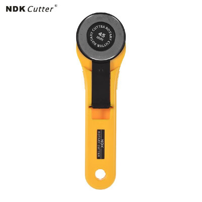 NDK 45mm Rotary Cutter Knife with Ergonomic Handle Safety Lock Quilting Sewing Cutting Tool for Fabric Cloth Leather Patchwork DIY
NDK 45mm Rotary Cutter Knife with Ergonomic Handle Safety Lock Quilting Sewing Cutting Tool for Fabric Cloth Leather Patchwork DIY