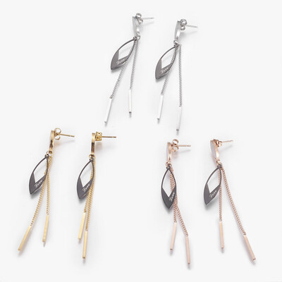 304 Stainless Steel Dangle Stud Earrings with Shell Leaf with Word Love Mixed Color 72mm Pin 08mm
304 Stainless Steel Dangle Stud Earrings with Shell Leaf with Word Love Mixed Color 72mm Pin 08mm