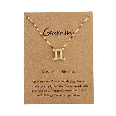 Star Zodiac Sign 12 Constellation Necklaces Pendants Choker Necklaces for Women Jewelry
Star Zodiac Sign 12 Constellation Necklaces Pendants Choker Necklaces for Women Jewelry