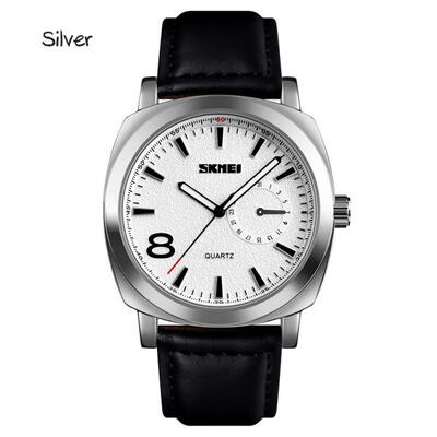 SKMEI Simple Quartz Wristwatches Men Waterproof Watch With Leather Strap
SKMEI Simple Quartz Wristwatches Men Waterproof Watch With Leather Strap