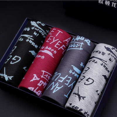 4PcsSet Fashion Breathable Modal Mid-Rise Mens Underwear Boxer Brief Shorts Sexy Tight Underpants
4PcsSet Fashion Breathable Modal Mid-Rise Mens Underwear Boxer Brief Shorts Sexy Tight Underpants