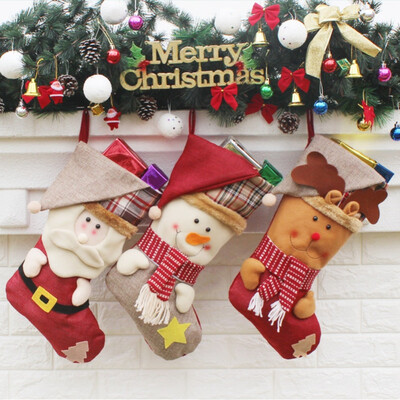 New Hot Christmas Sock Gift Bag Home Garden Festive Party Supplies Stockings Gift Holders Christmas Tree Ornament Pendant
New Hot Christmas Sock Gift Bag Home Garden Festive Party Supplies Stockings Gift Holders Christmas Tree Ornament Pendant